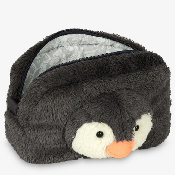Jellycat Peanut Penguin Pouch Soft & Plush 5.1x7.5x2.8" BNWT Authentic - Picture 5 of 5